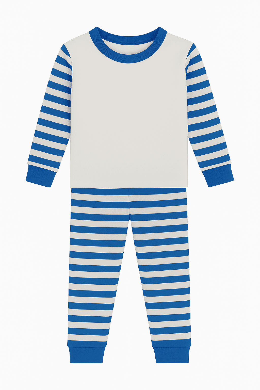 Ink Blue Stripes PJs – Adults