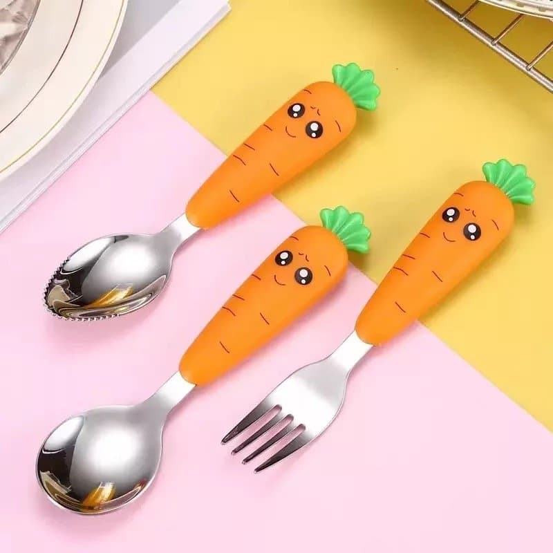 Carrot Cutlery Set - 4