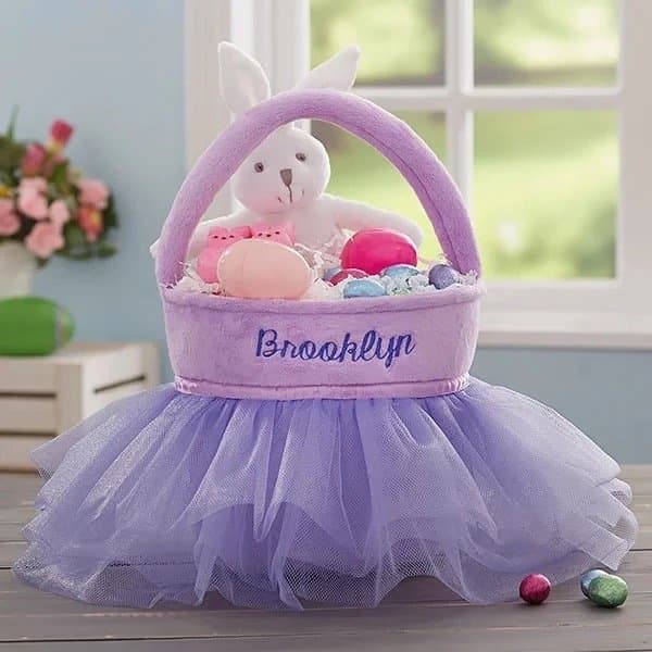 Easter Tutu Skirt Basket - 3
