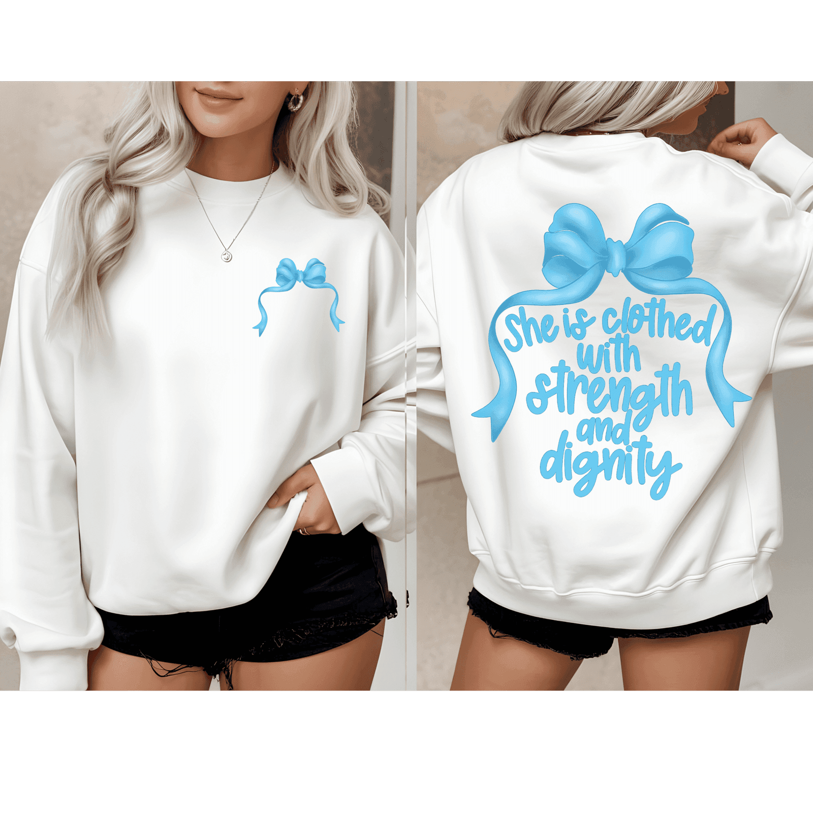 Strength & Dignity Blue – DTF