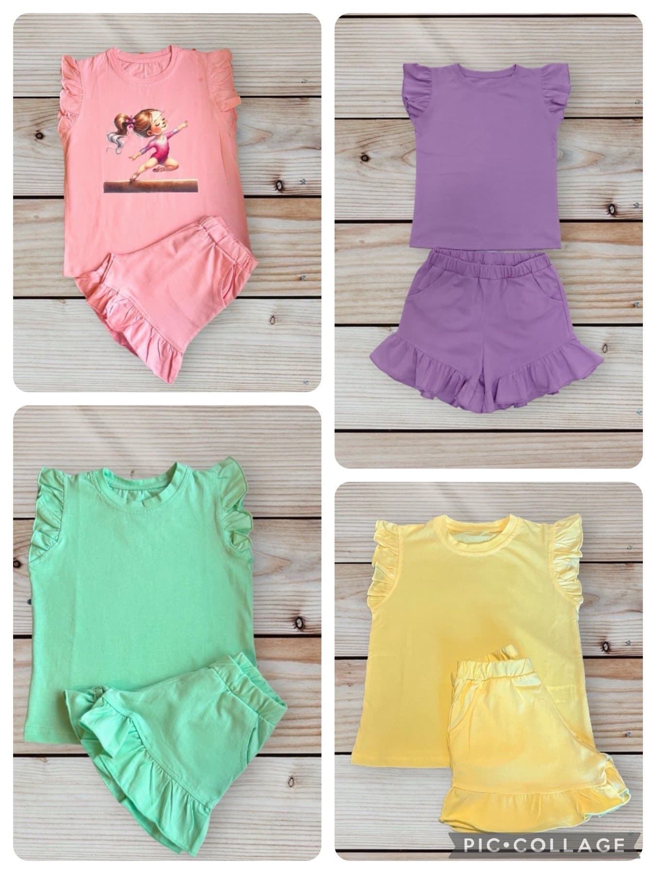 Frill Shorts Set – REDUCED TO CLEAR(NON REFUNDABLE)