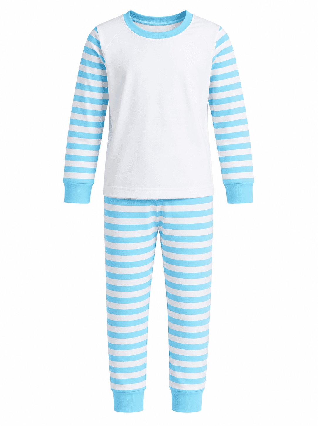 Blue Stripes Cotton  PJs – Kids