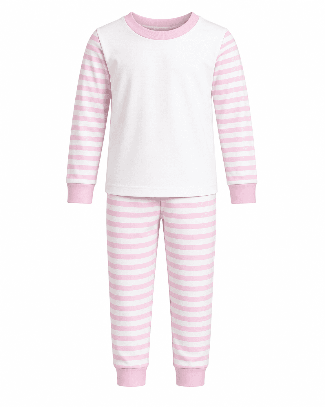 Pink Stripes Cotton  PJs – Kids