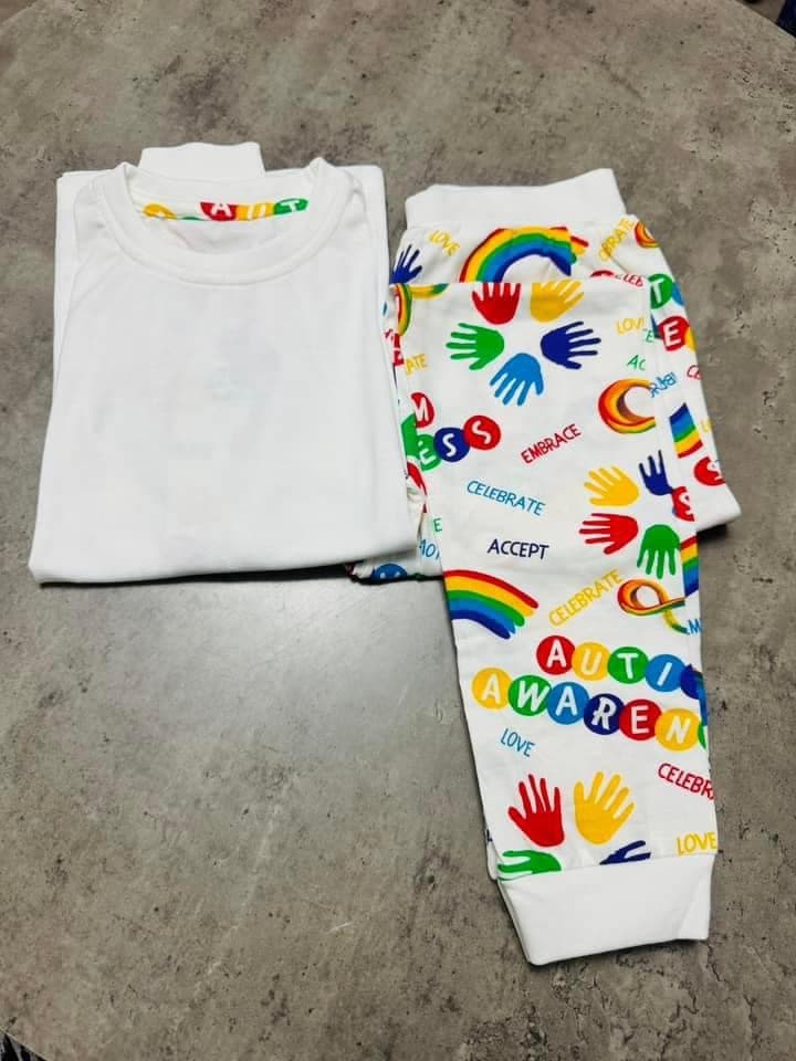 Autism Awareness – Printed Pjs – Adults