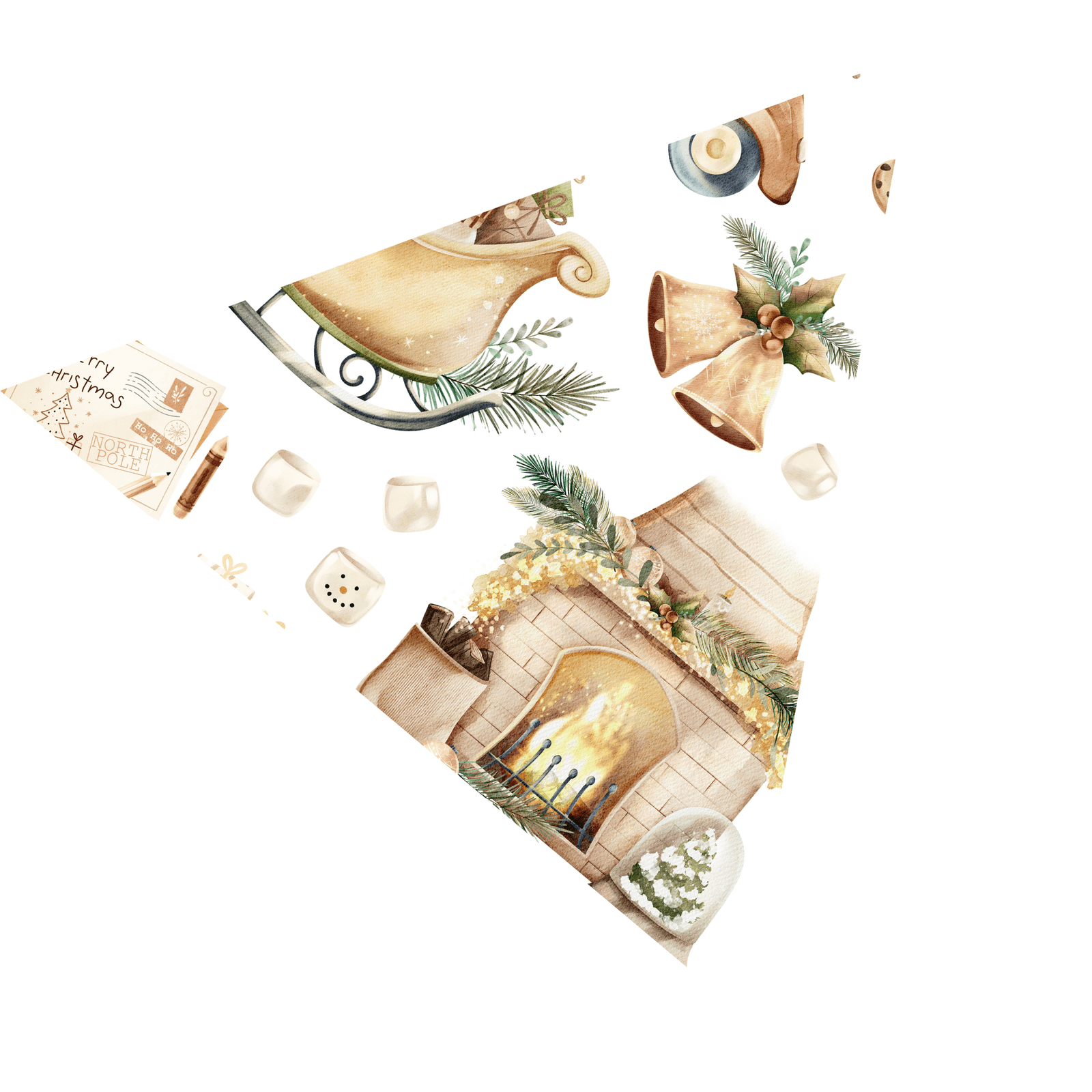 Dog Scarf – Night Before Xmas