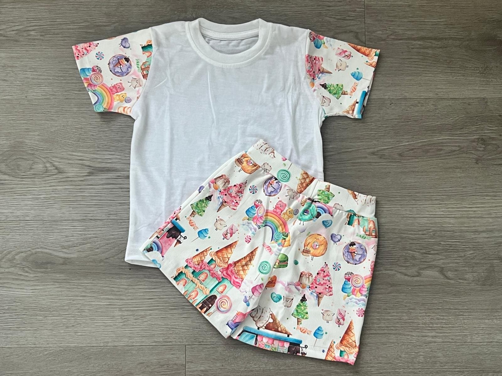 Pink Candyland Shorts Set – Sublimation