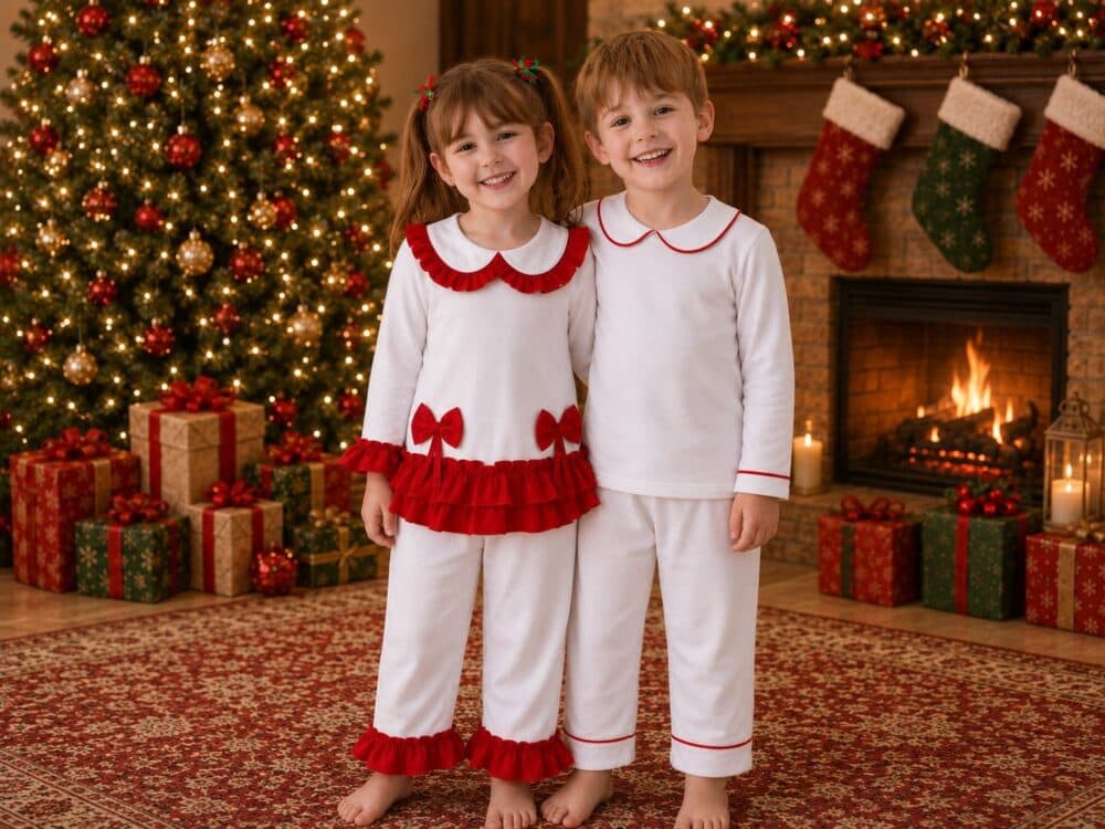 Red Frill Cotton - Kids(Preorder)